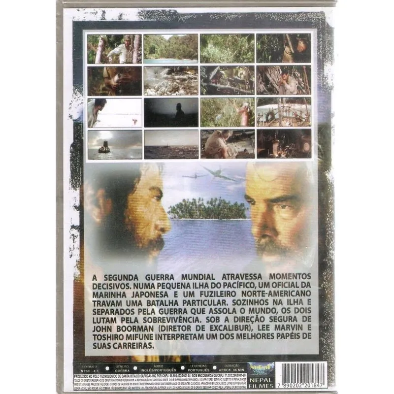 Dvd Inferno No Pacífico - Lee Marvin