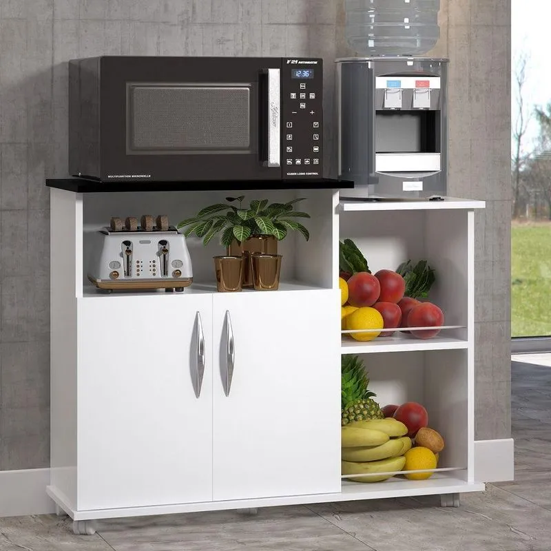 Balcão Fruteira Para Armazenamento Na Cozinha De Micro-ondas