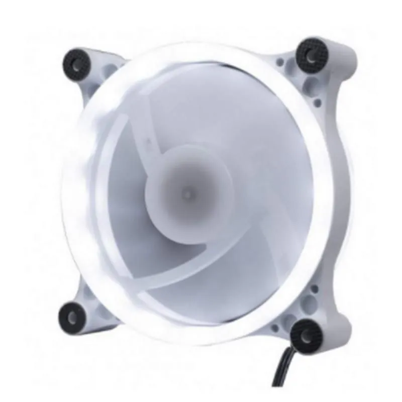 Cooler Fan Gamer 12v 32 Leds Branco Oex F 50 Pc Gamer