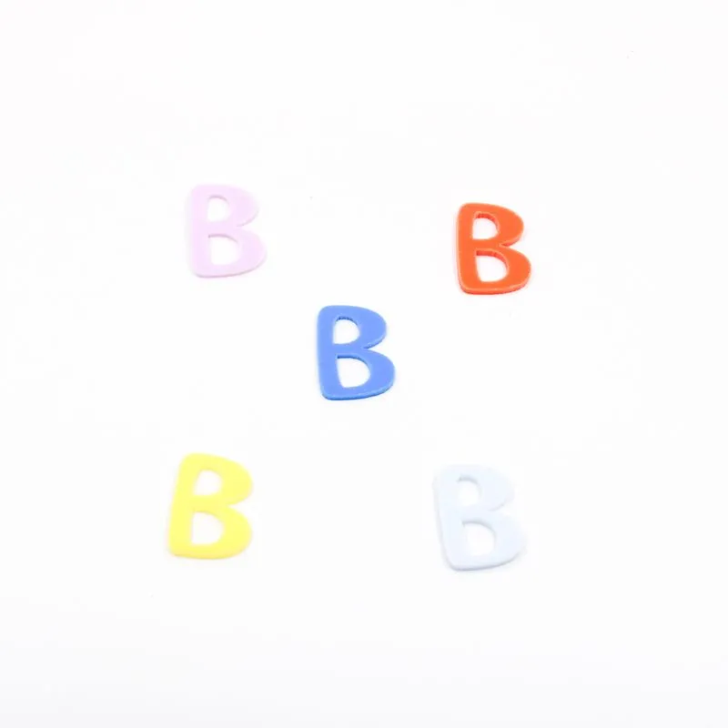 APLIQUE LETRA B 33MM EM ACRILICO COM 05 PEÇAS 103 - Colorido