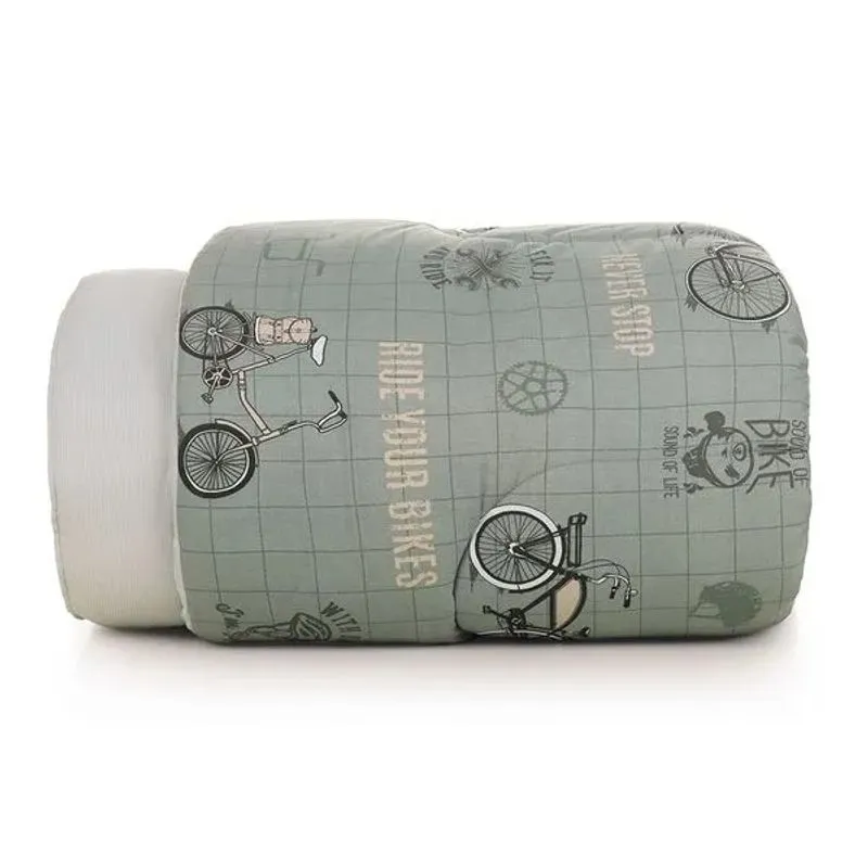 Edredom 200 Fios Infantil Bike Solteiro