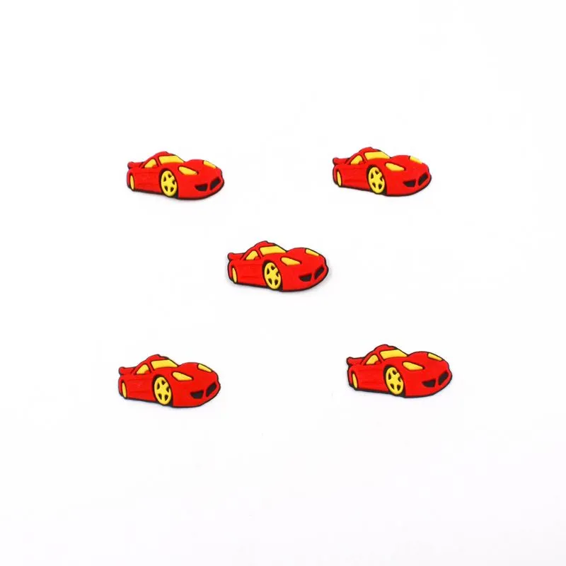 APLIQUE CARRO 38X25MM EMBORRACHADO COM 50 PEÇAS 201 - Vermelho
