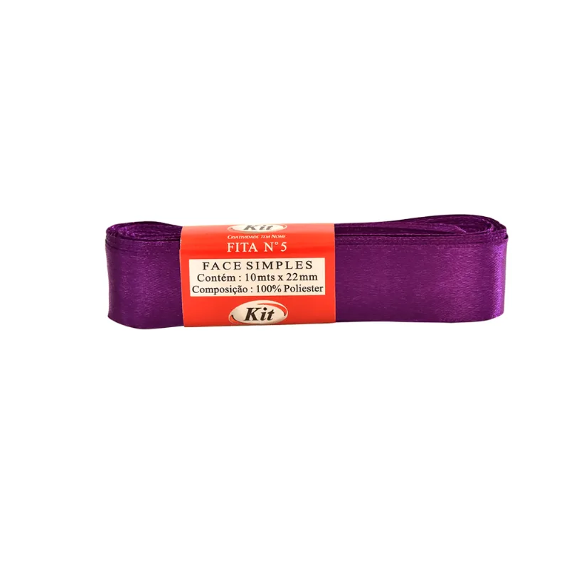 FITA CETIM 10MTS N.05 22MM ROXO 34