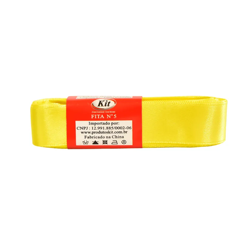 FITA CETIM 10MTS N.05 22MM AMARELO 15