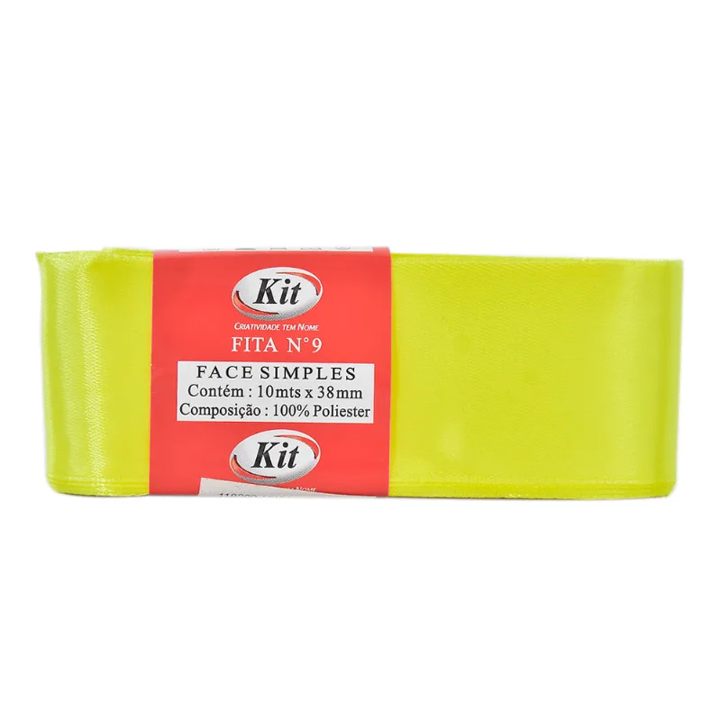 FITA CETIM 10MTS N.09 38MM AMARELO 15