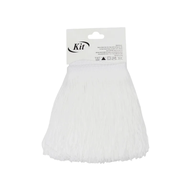 FRANJA POLIESTER 15X100CM FF-0551 28 BRANCO