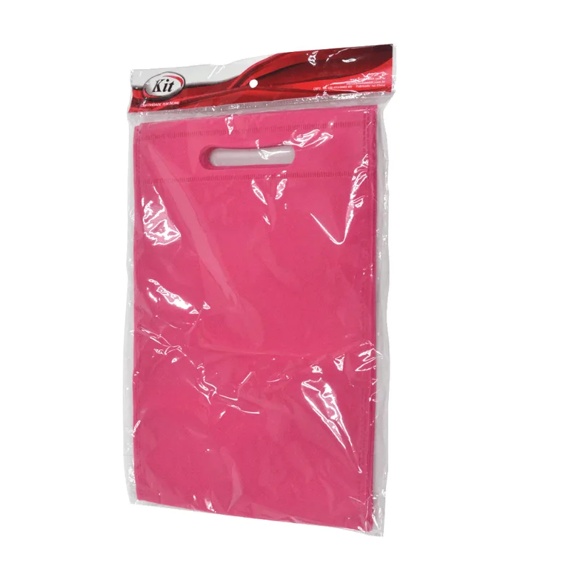 SACOLA DE TNT 32X20CM C/10 R.YW-115 PINK ÚNICA