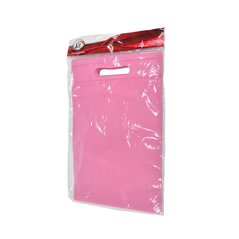 SACOLA DE TNT 32X20CM C/10 R.YW-115 ROSA ÚNICA