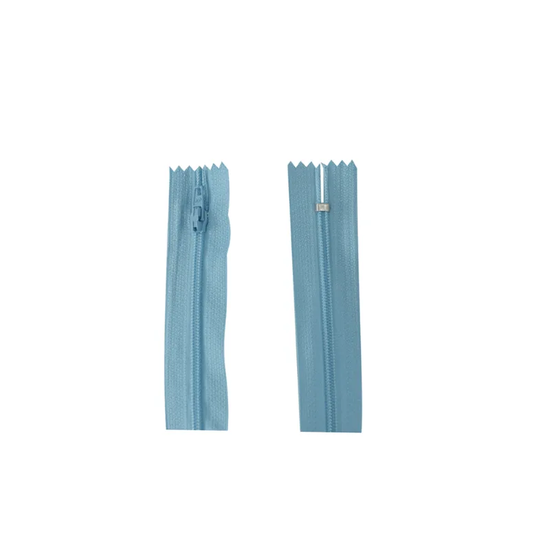 ZIPER NYLON FINO 30CM 184 AZUL BEBE COMET BLUE