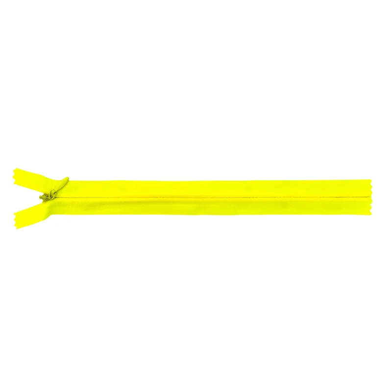 ZIPER INV. TECIDO 20CM 110 AMARELO CANARIO AMARELO CANARIO