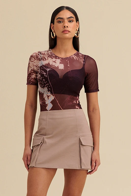 Blusa Ajustada Estampada Luminis 01 / GG / Feminino