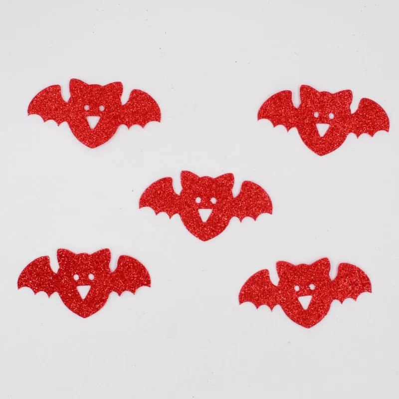 APLIQUE MORCEGOS EM EVA COM 20 PEÇAS 201 - Vermelho