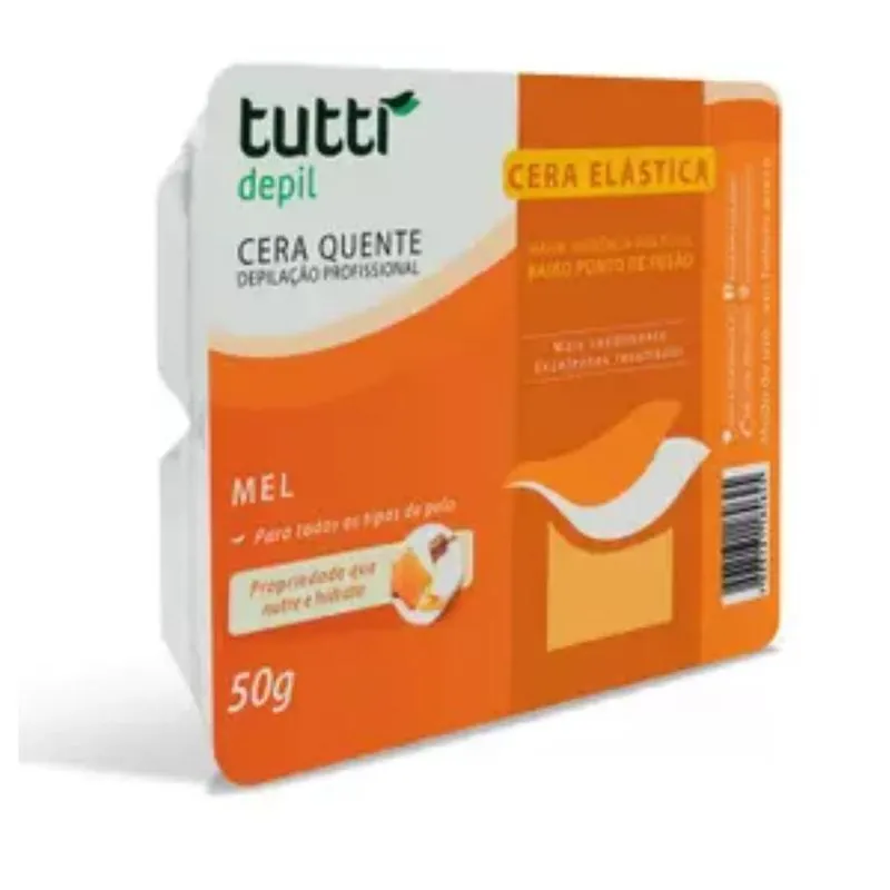 Cera Elástica Mel 50g Mais Aderência Aos Pelos Premium