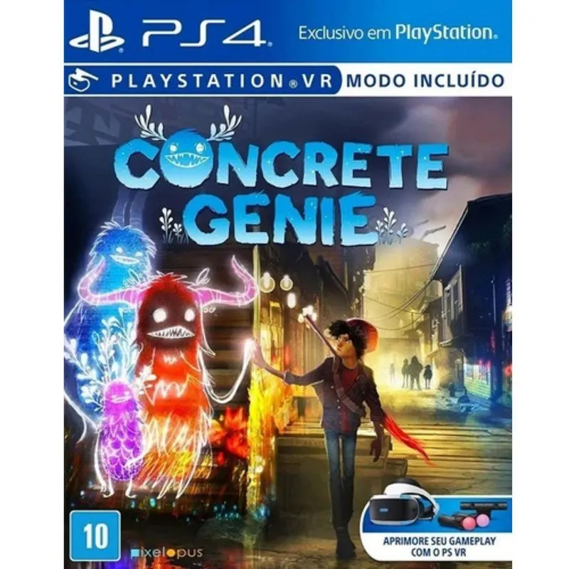 Jogo Concrete Genie Incluído VR Para PS4 Mídia Física