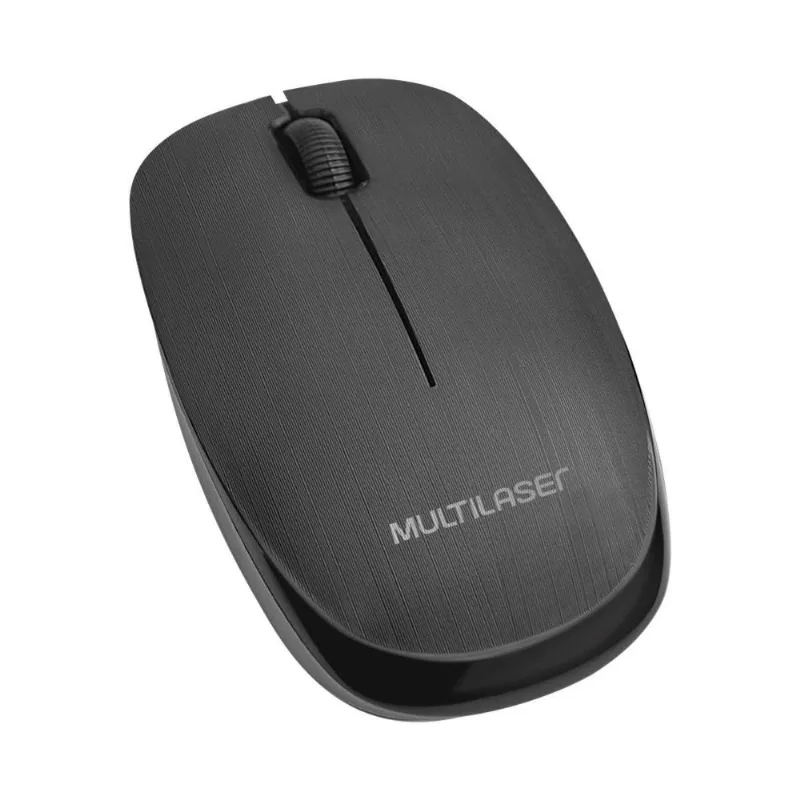 Mouse S/ Fio Multilaser Mo251 Preto Sensor Alta Precisão Hom