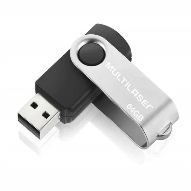 Pen Drive Multilaser Twist 2.0 Armazenamento 64Gb Pd590