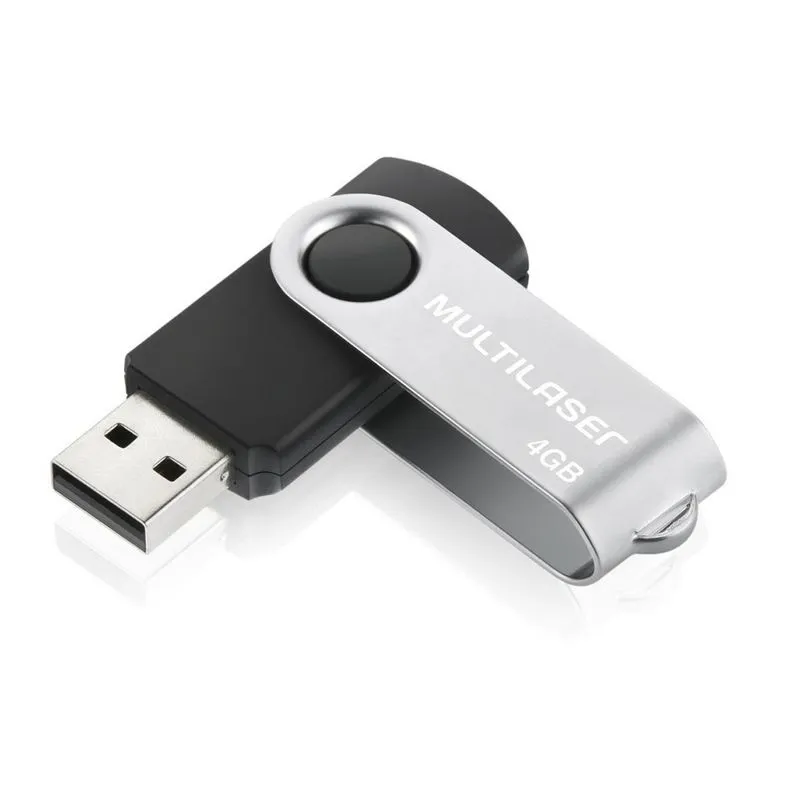 Pen Drive Multilaser Twist Armazenamento 4gb Pd586