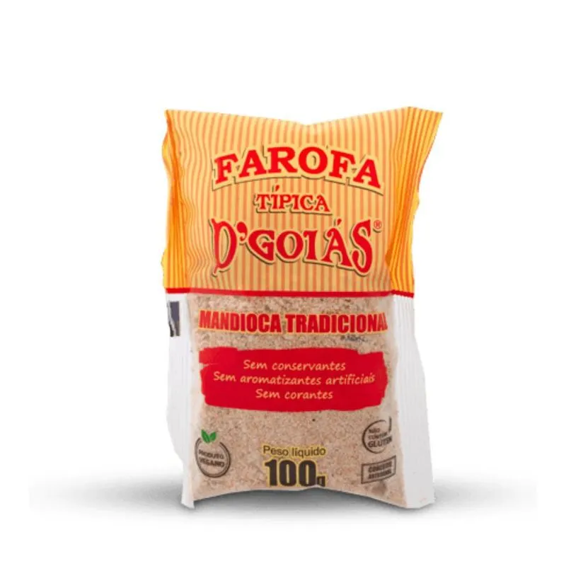 Farofa De Mandioca Tradicional 100g Dgoias Super Premium