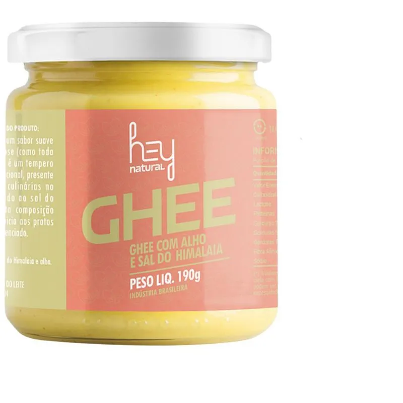 Kit C/2 Ghee Com Sal Do Himalaia E Alho 190g Super Premium