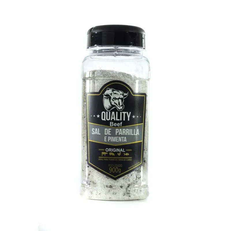 Combo Leve 2 Sal De Parrilla E Pimenta Quality Beef 900g