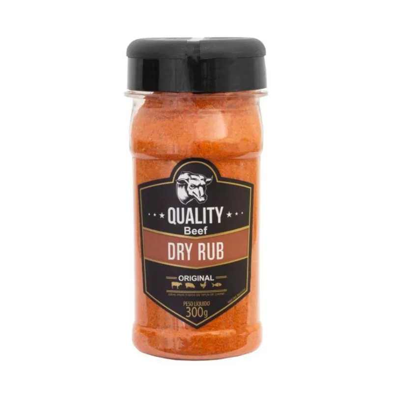 Kit 2 Tempero Seco Para Todas As Carnes Dry Rub Quality 300g