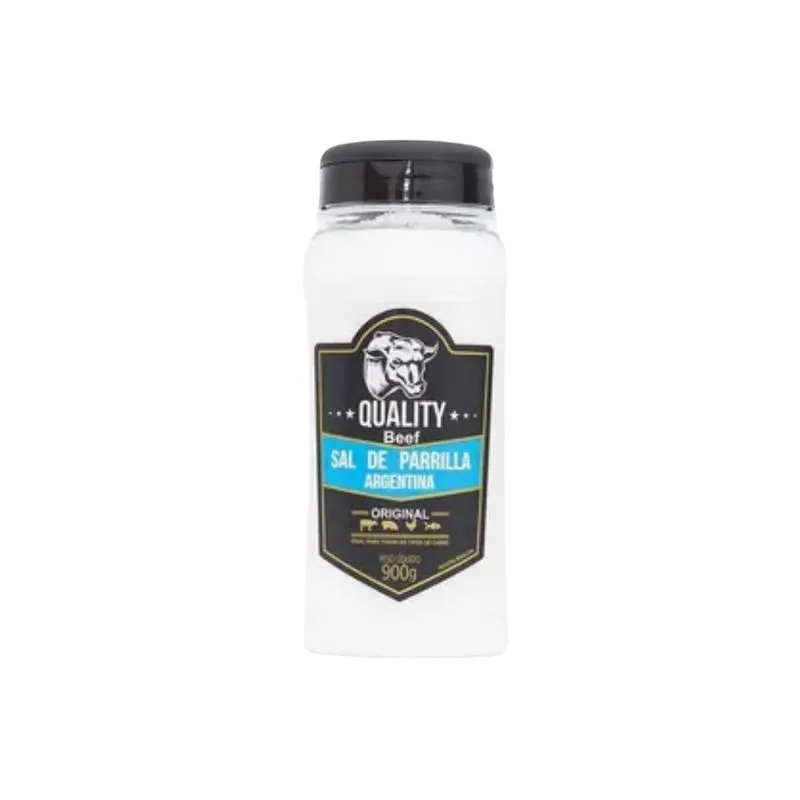 Sal De Parrilla Argentina Quality Beff 900g Super Saboroso