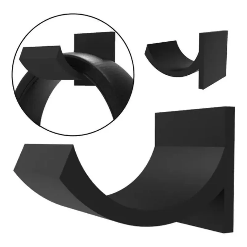 1 Suporte Para Headset Gamer Headphone Fone De Ouvido Black