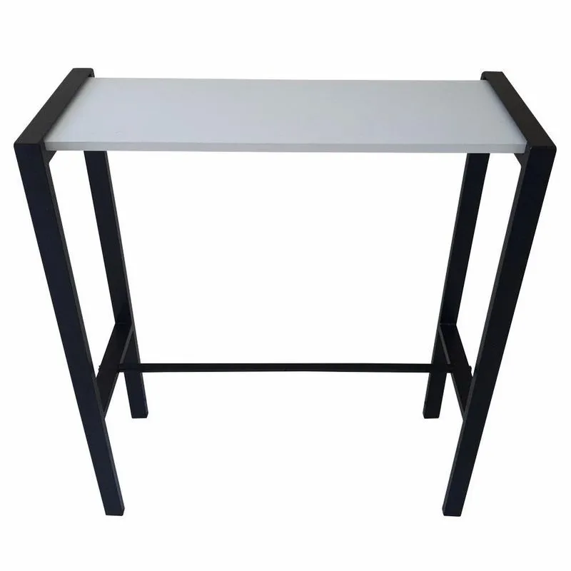 Aparador Prateleira Industrial Mônaco Mdf Branco 80Cm