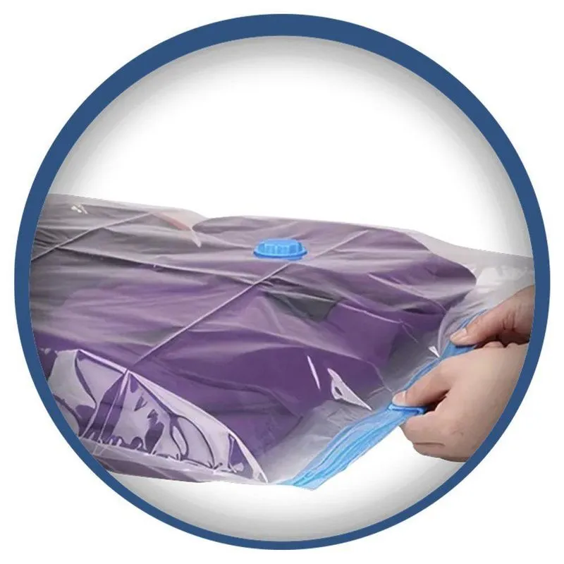 Saco A Vácuo Para Roupas Toalhas E Cobertores 40cm X 60cm Ep