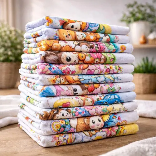 Pano de Prato Pé De Galinha Estampado 65x43cm 100% Algodão Estampas Diversas