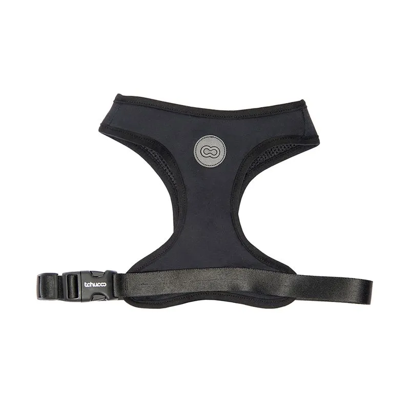 Peitoral Tchucoo Moletom Black para Cães - Tamanho PP