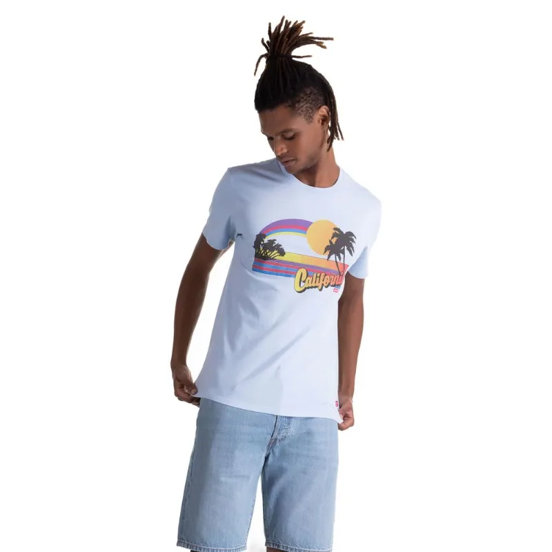 Camiseta Levis Set In Neck 2 Azul