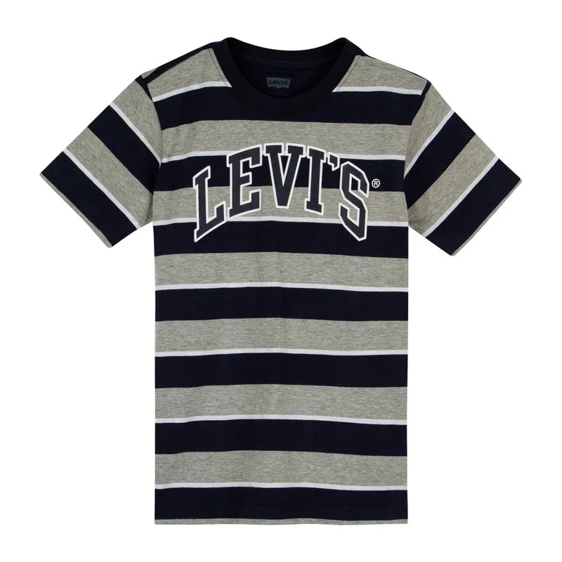 Camiseta Levis Infantil Cinza Camiseta Levis Infantil Azul M