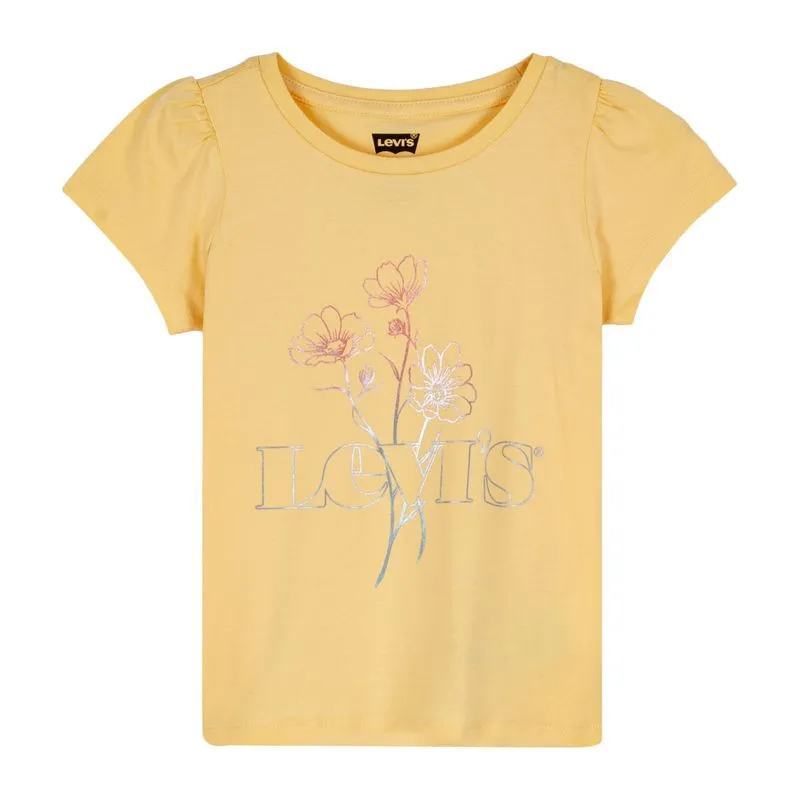 Camiseta Levi's Infantil SS Baby Tee Amarelo 6