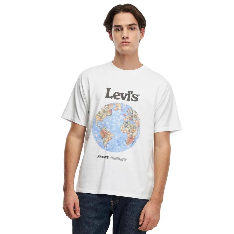 Camiseta Levis Vintage Fit Graphic Tee Branco PP
