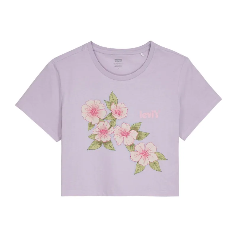 Camiseta Levis Cropped Jordie Tee Lilás G