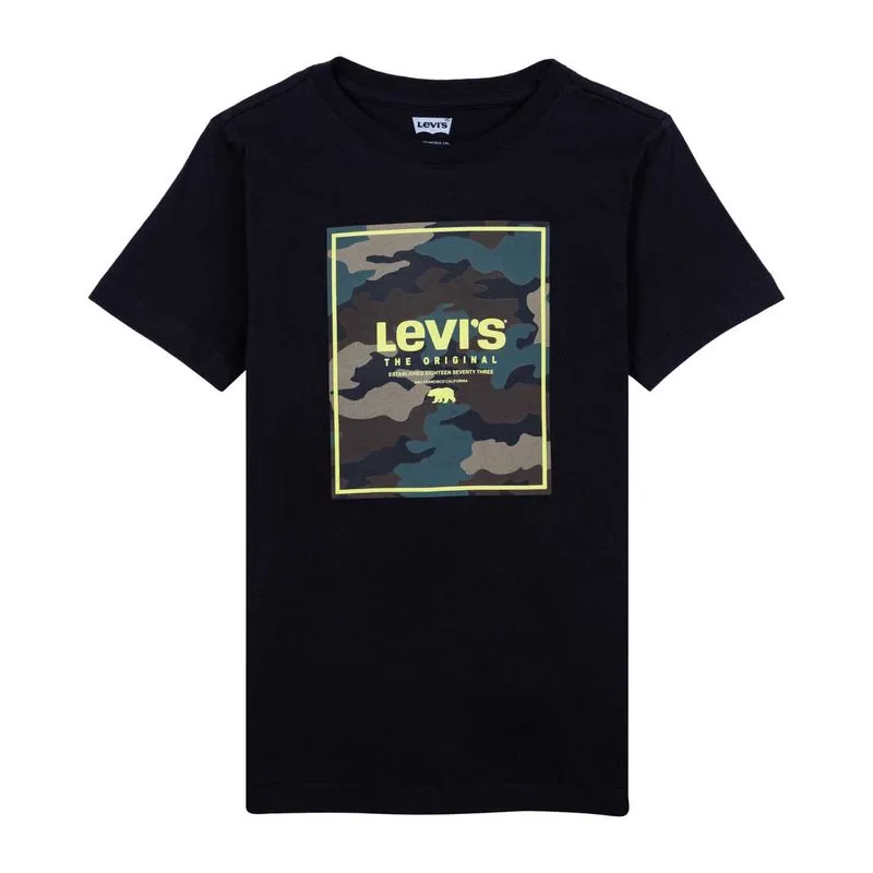 Camiseta Levis Box Graphic Tee Infantil Preto M