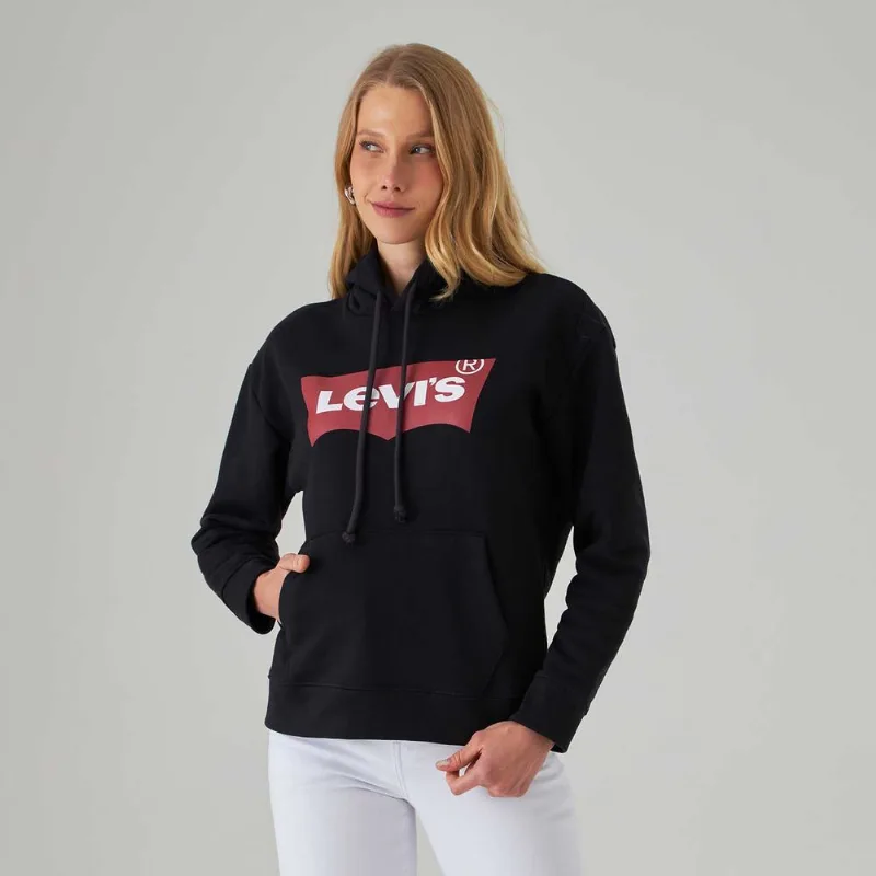 Moletom Levi's® Graphic Standard Hoodie Preta - S