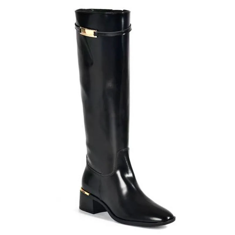 Bota Cano Alto Feminina Via Marte Preto 098-002-01 39