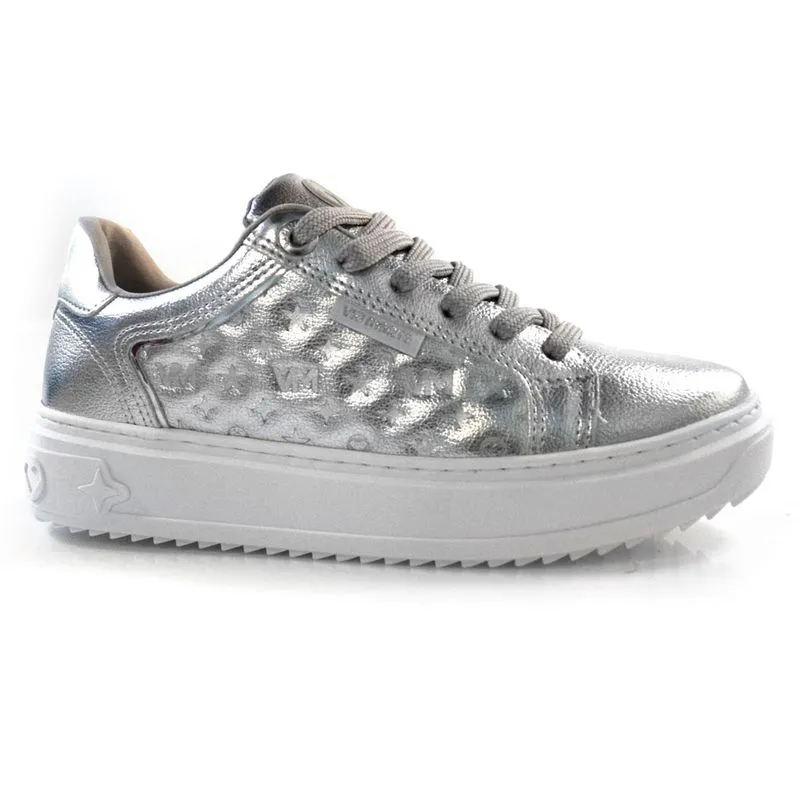 Tênis Casual Feminino Via Marte Prata 055-006-01 37