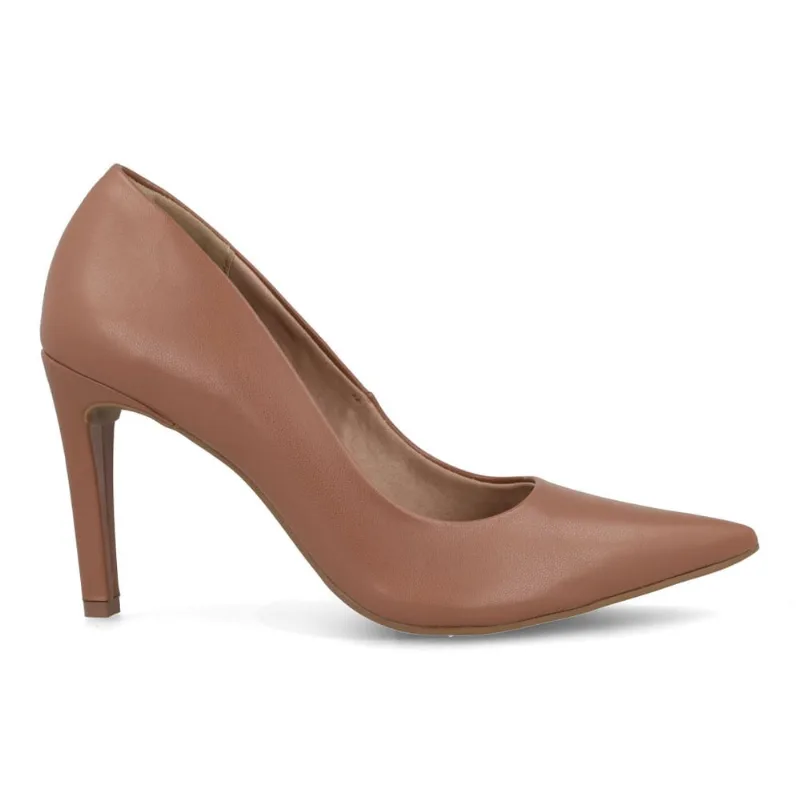Scarpin Via Marte Bico Fino Feminino Bege 33