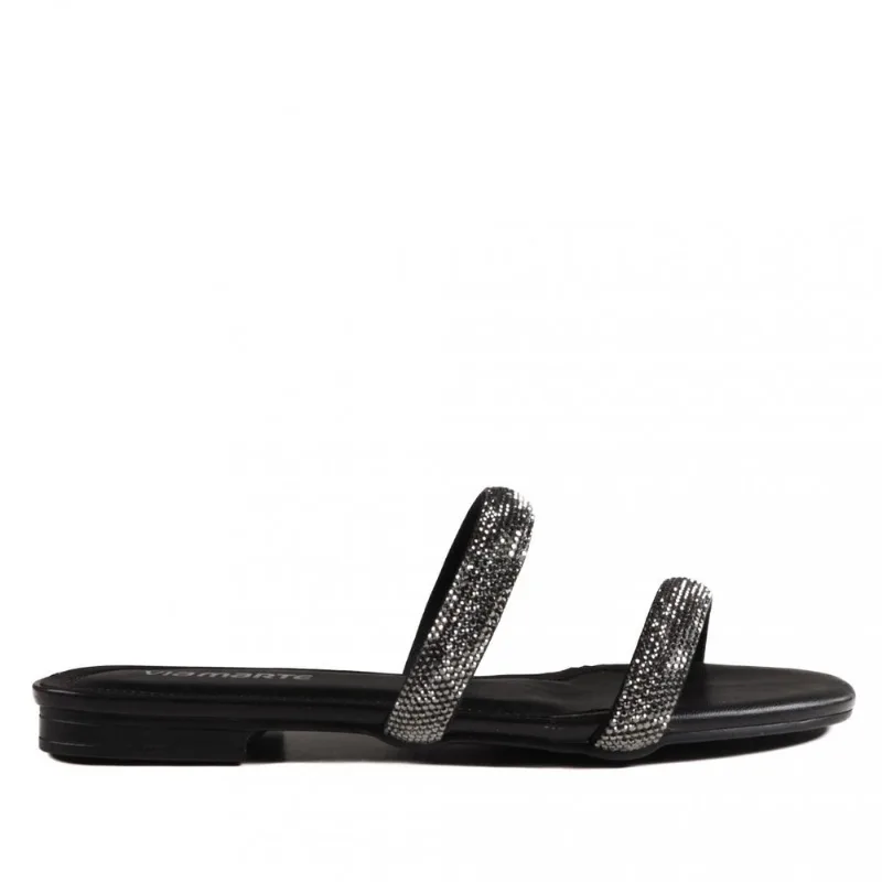 Rasteirinha Via Marte Feminina Casual 113-011 36 / Preto