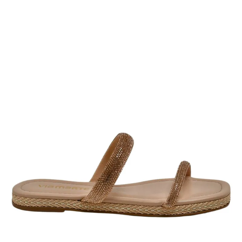 Papete Feminina Via Marte 110-006 40 / Bege