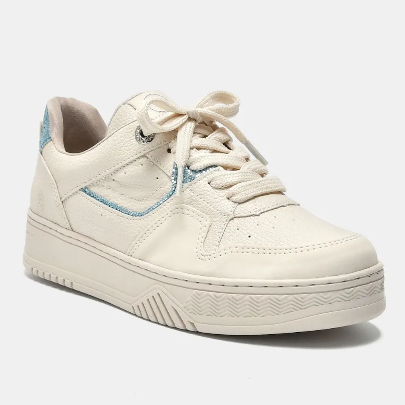 Tênis Casual Azul e off white 053-012-10 40