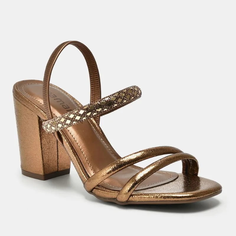 Sandália Social Bronze 164-006-01 36