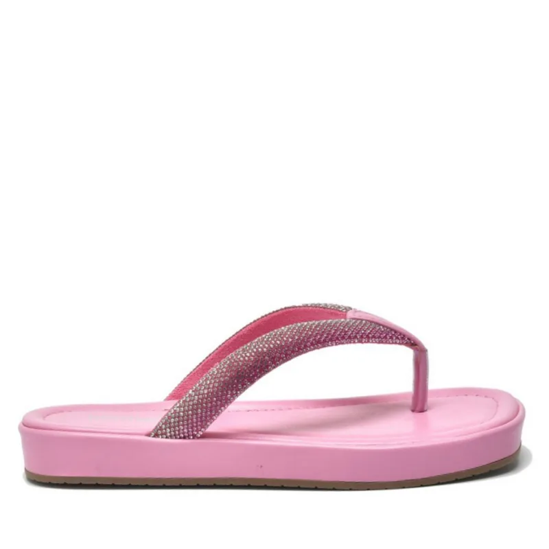 Chinelo Feminino Via Marte 178-001 34 / Rosa