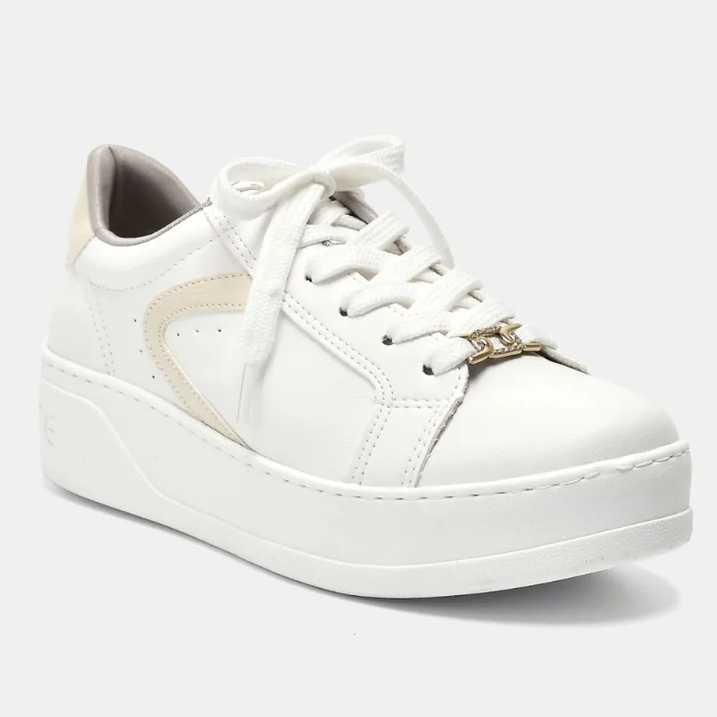 Tênis Casual Bege e branco 023-017-01 38