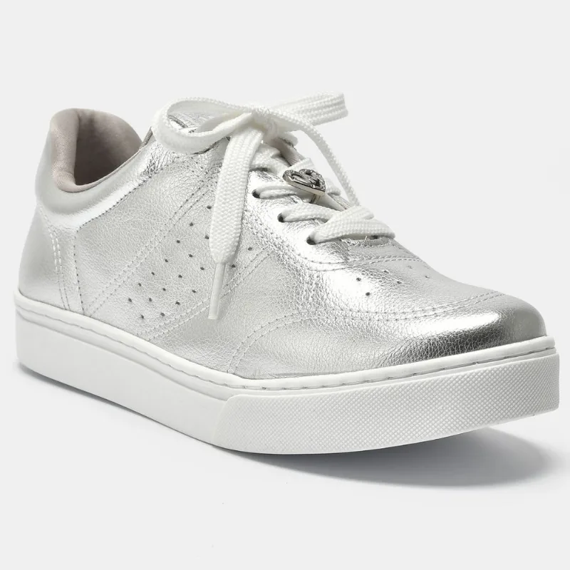 Tênis Casual Prata 016-013-02 36