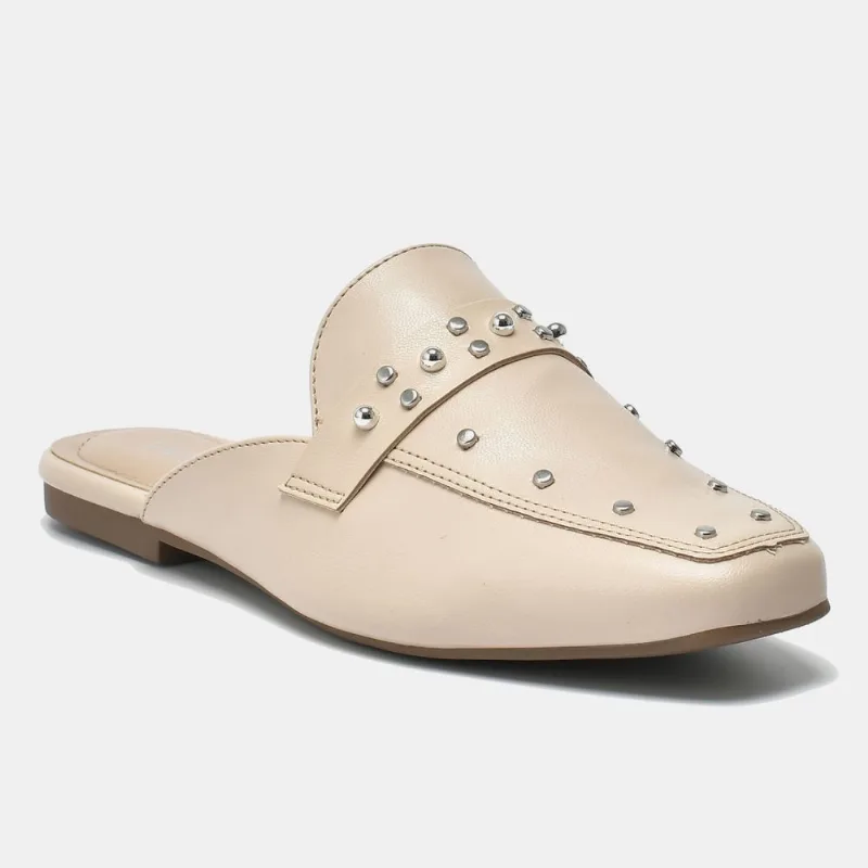 Tamanco Mule Bege 124-007-01 36