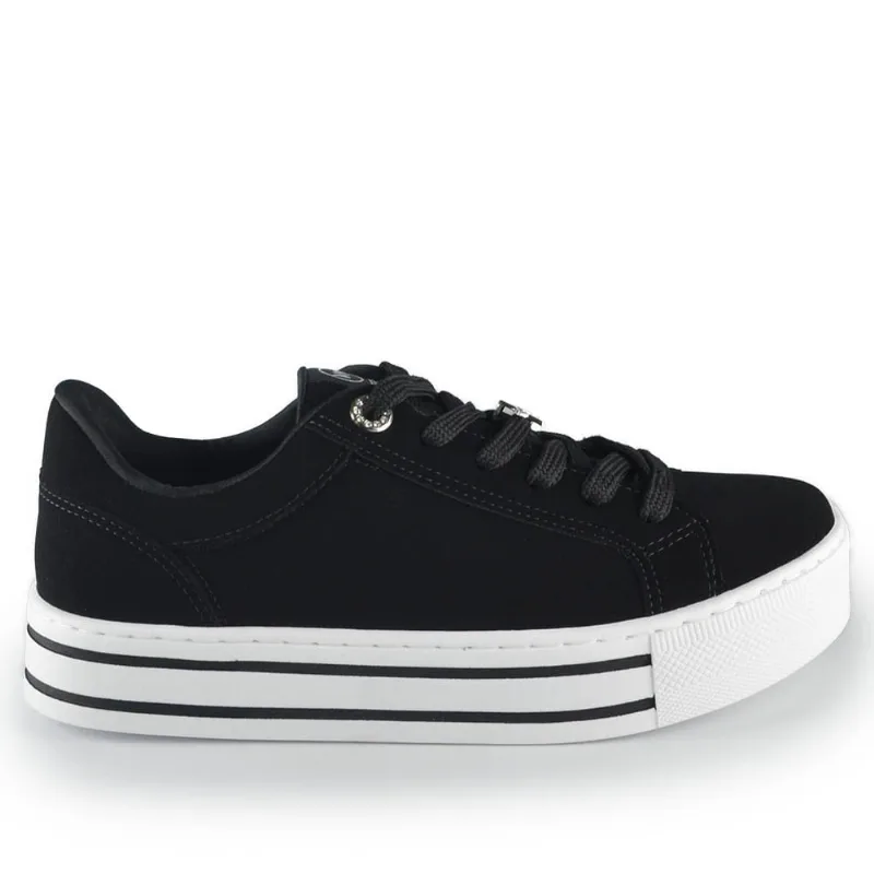 Tênis Casual Via Marte Feminino 010-013-01 NBK PTO/NBK PTO 40